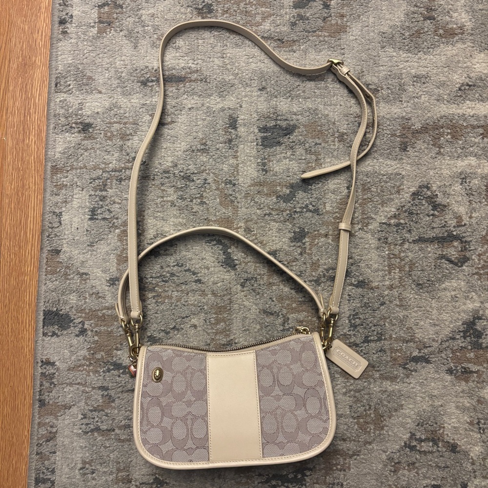 Coach Gold and Cream Strap NEW